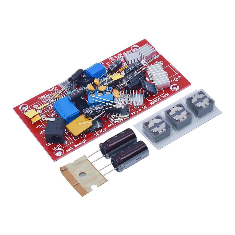 5-24V to +12V,-12V +5V -5V +3.3V DIY Power Supply Module USB Boost Single Turn Dual Linear Regulator Multiple Output Power Kit