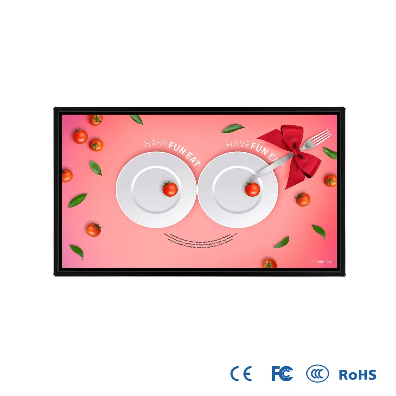 43-inch multi-functional monitor, suitable for shopping mall advertising, home theater, product display, and 2K high-definition
