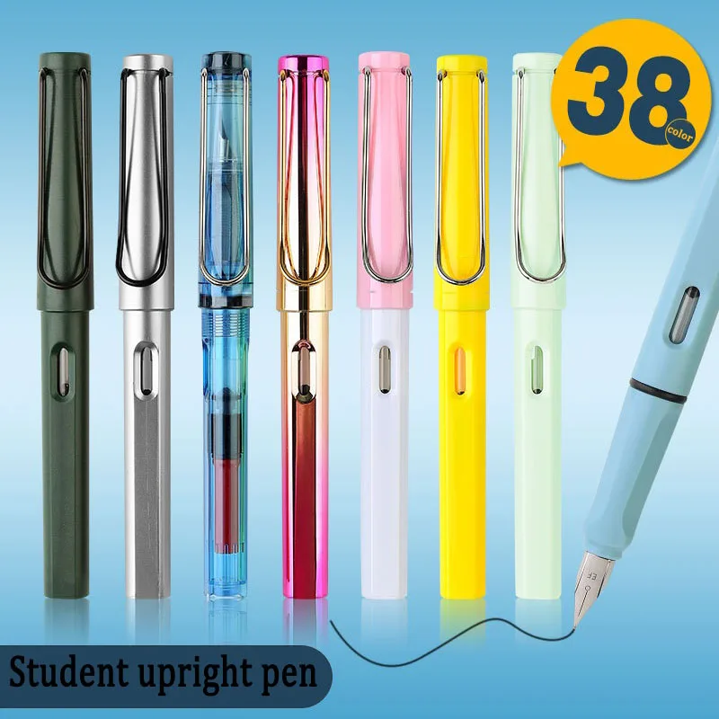 High-Quality Calligraphy Fountain Pen Luxury Ink Cartridge Writing Office School Supplies for Students
