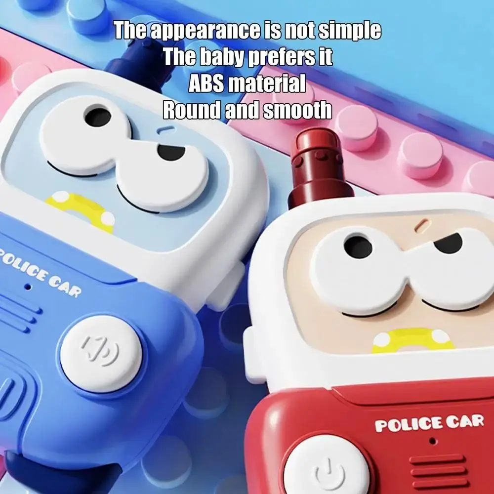 2 pçs banana crianças walkie talkie brinquedos dos desenhos animados transceptor mini handheld walkie talkie estilo do carro criativo