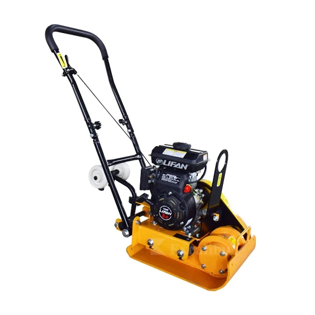 Durable high quality 3hp mini vibrating plate compactor with iron plate