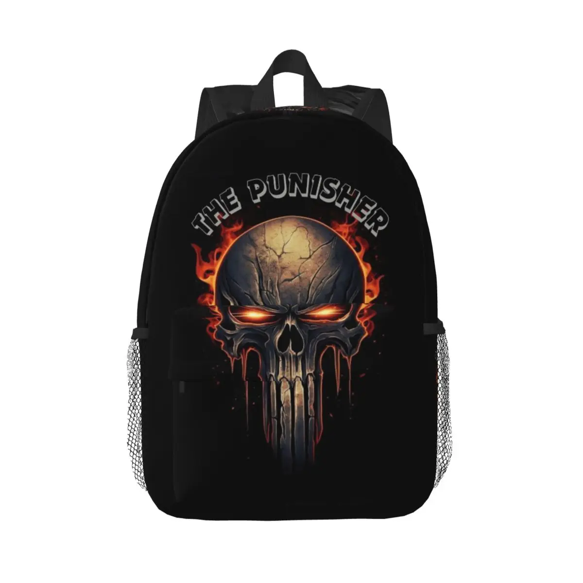 

Рюкзак Skeleton Skull Heavy Metal Punishers, Лидер продаж, рюкзак для мальчиков и девочек, сумка для книг, сумки на плечо для мужчин, женщин, детей, школьная сумка