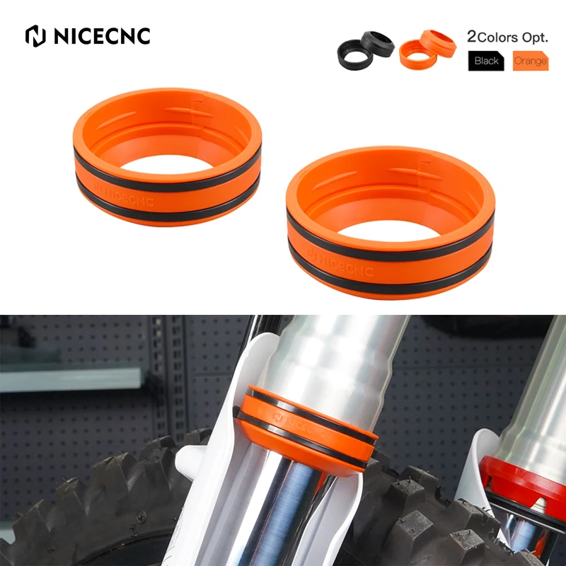 For KTM EXC 300 2024 Front Fork Mud Scraper Kit EXC-R 530 EXC 520 XCF-W 500 EXC-F 450 SX-F 350 XC-F XC-W 250 SX 125 2004-2024