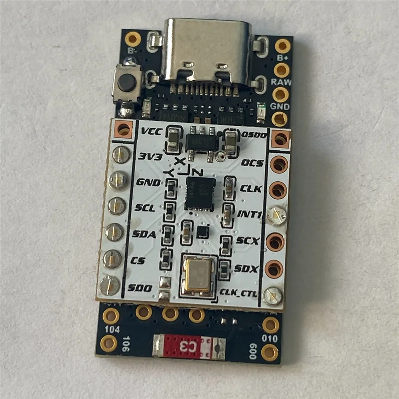 Ingenious-ICM-45686+ QMC6309 مع Promicro Pro Micro Stacked-NRF52840 لوحدة Smolslime لـ Slimevr Tracker و Smol Slime Tr #5