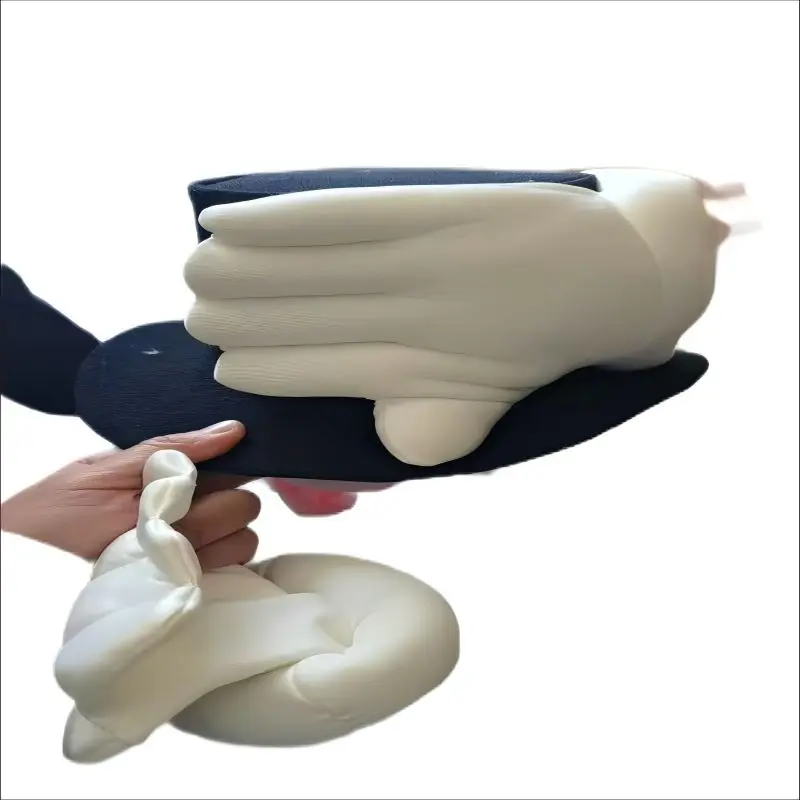 กระต่ายในหมวกหุ่น-สีชมพู Magic Tricks-Stage Props ภาพลวงตาตลก Close Up ตลกคริสต์มาสของขวัญง่ายต่อการทําเด็ก