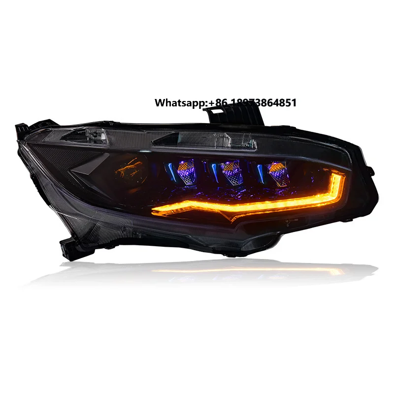 

Car Lights for Headlights 2017-2020 LED Headlight Projector Lens Dynamic Signal DRL Head Lamp Beam Accessories