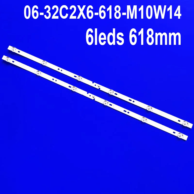 

LED Strip(2) for ENGEL LED 32 HKC 32C9A ELEFW328 Movie 32 M07W14 M13W14 PRO X akai AKTV3227H JVC LT-32C485 06-32C2X6-618-M10W14