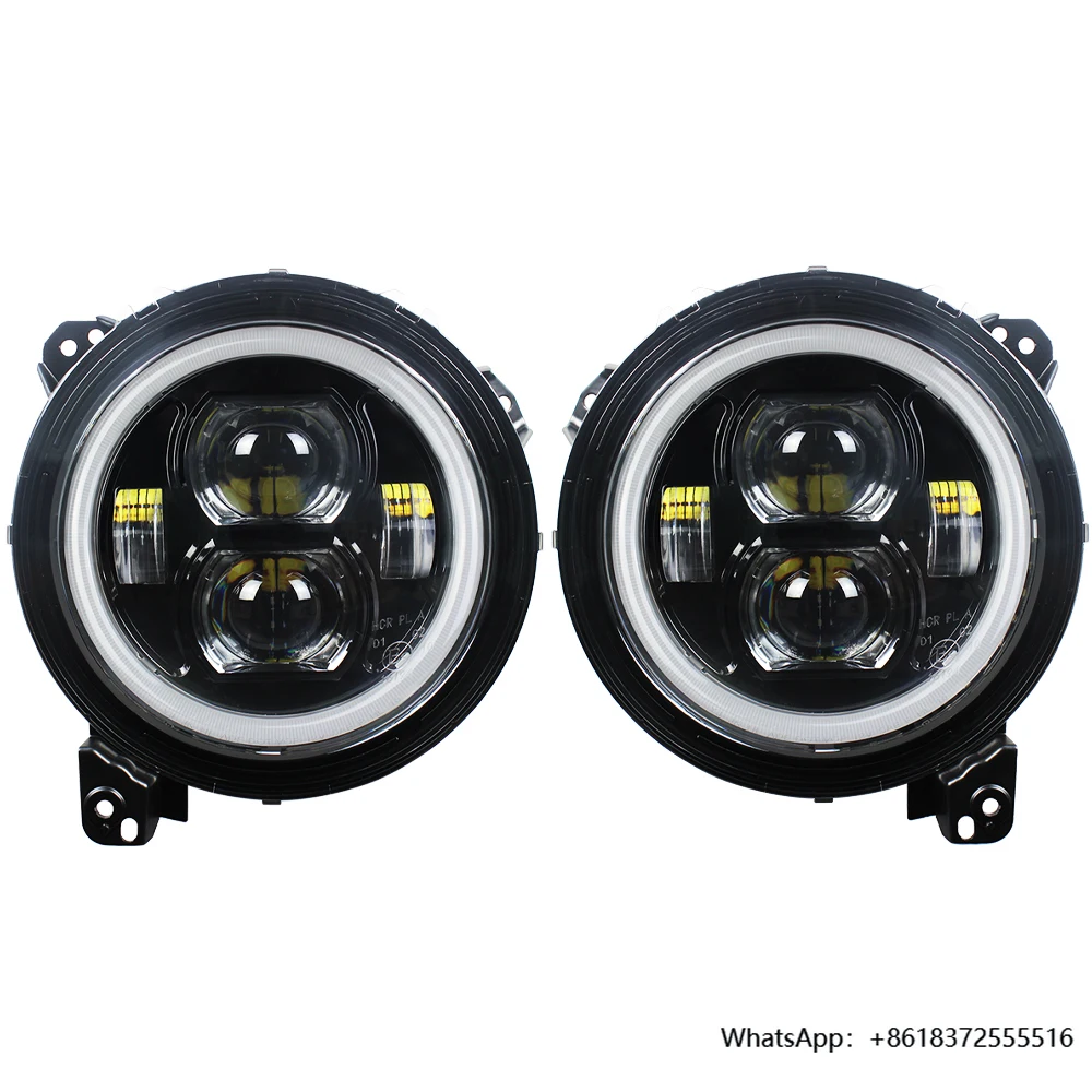 

Halo DRL 9inch Led Headlight for Jeep Wrangler JL 2018-2021