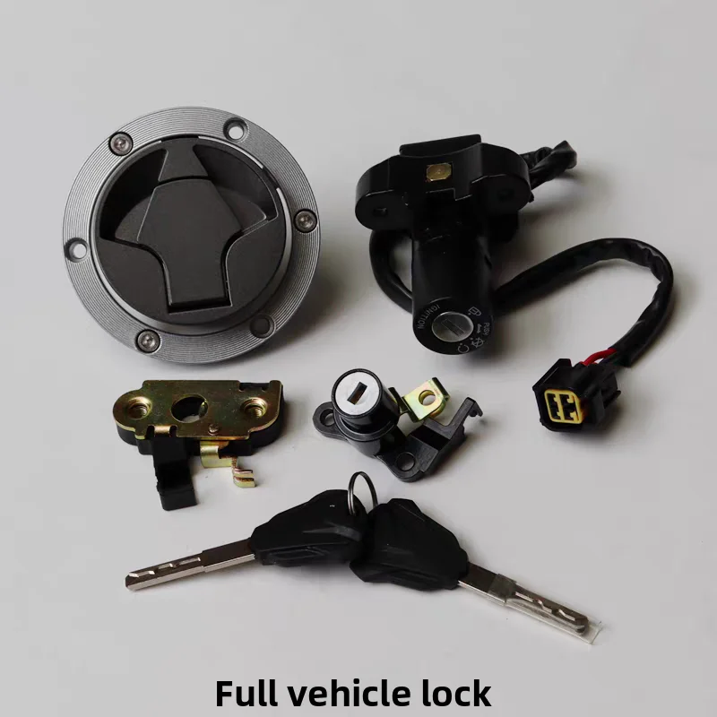 Original Ignition Switch Fuel gas Tank Cap Cover Seat Handle Locks Include Key for LONCIN VOGE CU525 LX500-3A 500321110-0001