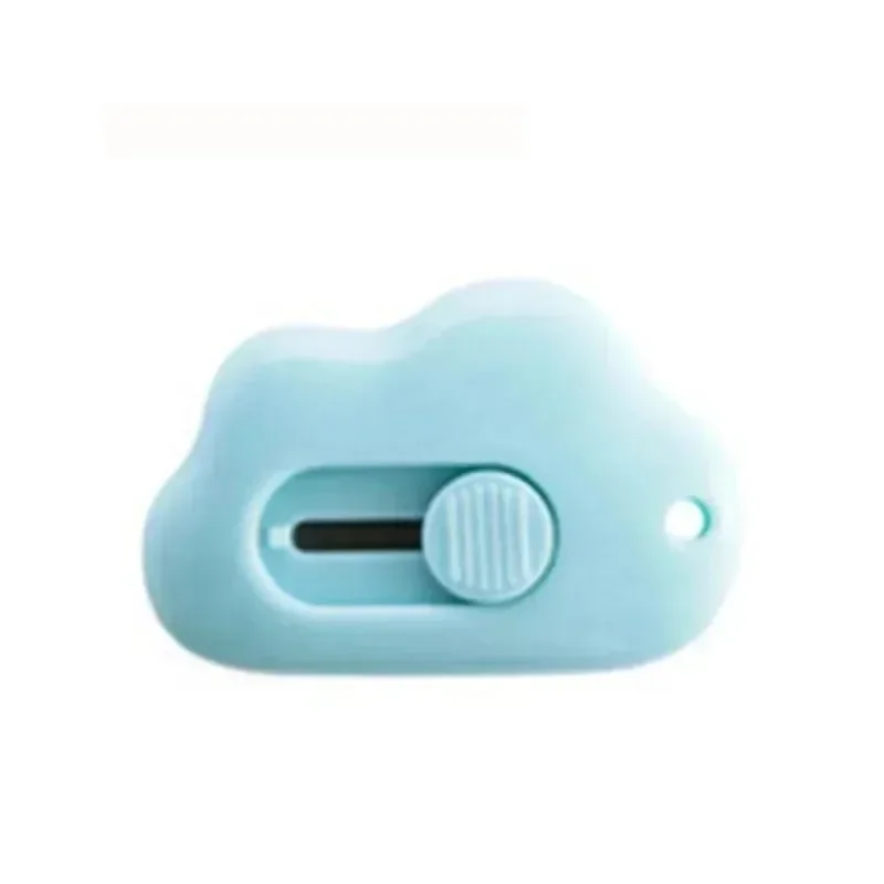 سحابة اللون لطيف أرنب صغير محمول العملي سكين آلة قطع الورق آلة قطع الورق شفرة حلاقة مكتب القرطاسية