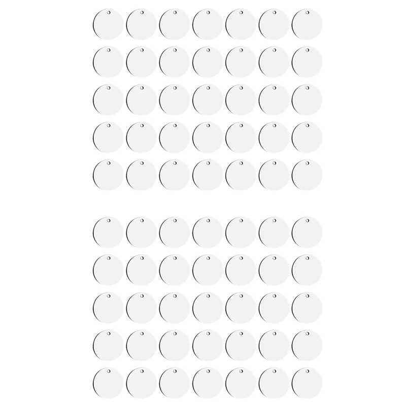 

AT13 70 Pieces Sublimation Ornament Blanks, Round Blank Sublimation Ornaments Sublimation For Christmas Tree, DIY Handmade