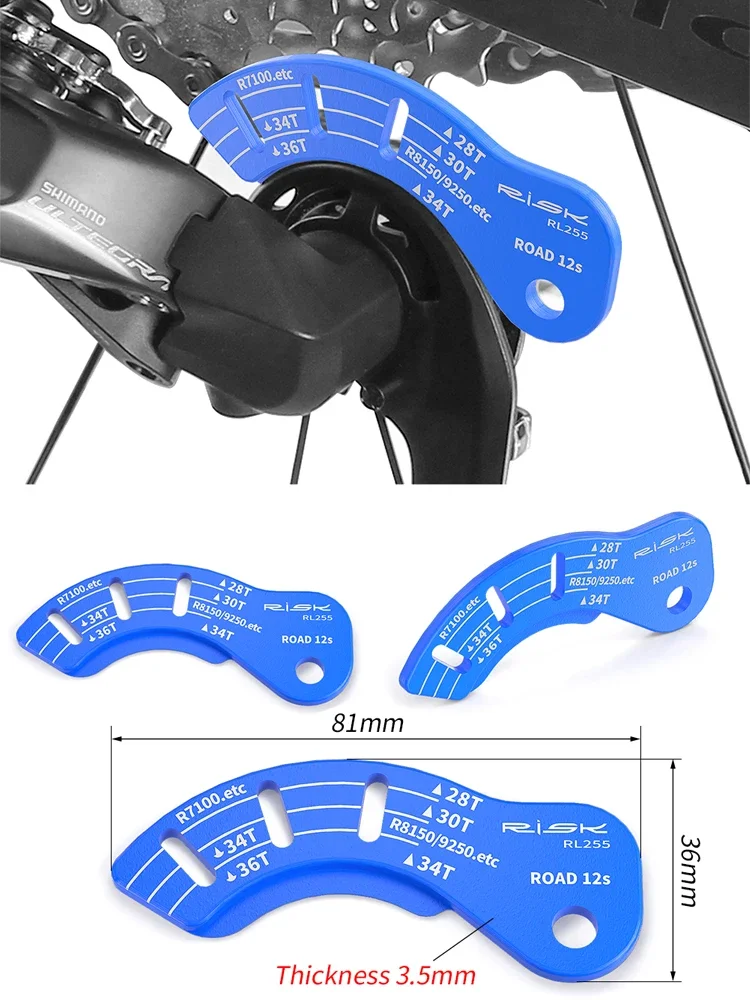 AliExpress RISK Road Bike 12S Electric Rear Derailleu Adjustment Tool Bicycle Freewheel Tension Gauge Guide GG for R7100 R7150 RX820 R8150