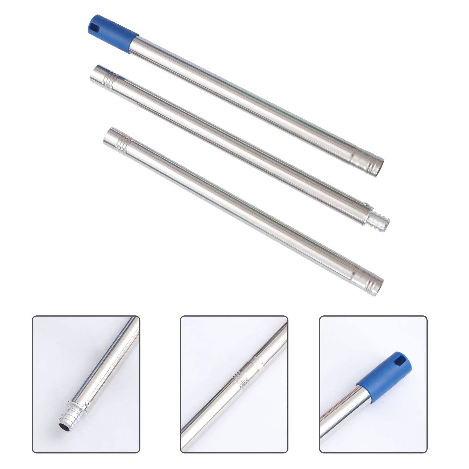 

Telescoping Paint Roller Extension Pole 1 Meter Aluminum Steel Lightweight Durable Plastic Handle Firm Grip Roller