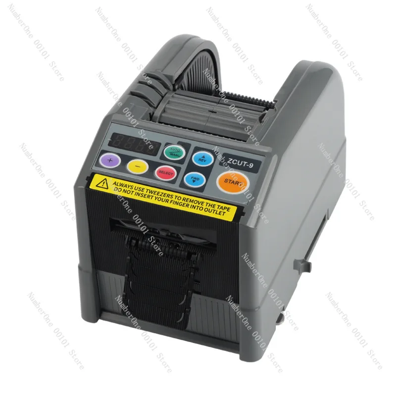 ZCUT-9 Fully Automatic Tape Cutter Dispenser, Industrial Cutting Tool for Various Adhesive & Non-adhesive Tapes