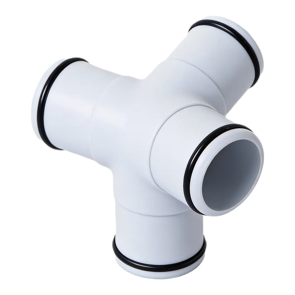 ABS Three-Way Pool Hose Connector 32mm for For intex Swimming Pool Systems Flow Regulation and Hose Extension Setup