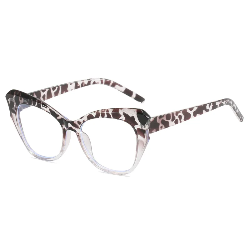 Cat Eye Shape Women\'s Glasses Frames Fashion Blue Light Blocking Eyeglass Frames European American Stylish Women\'s Glass