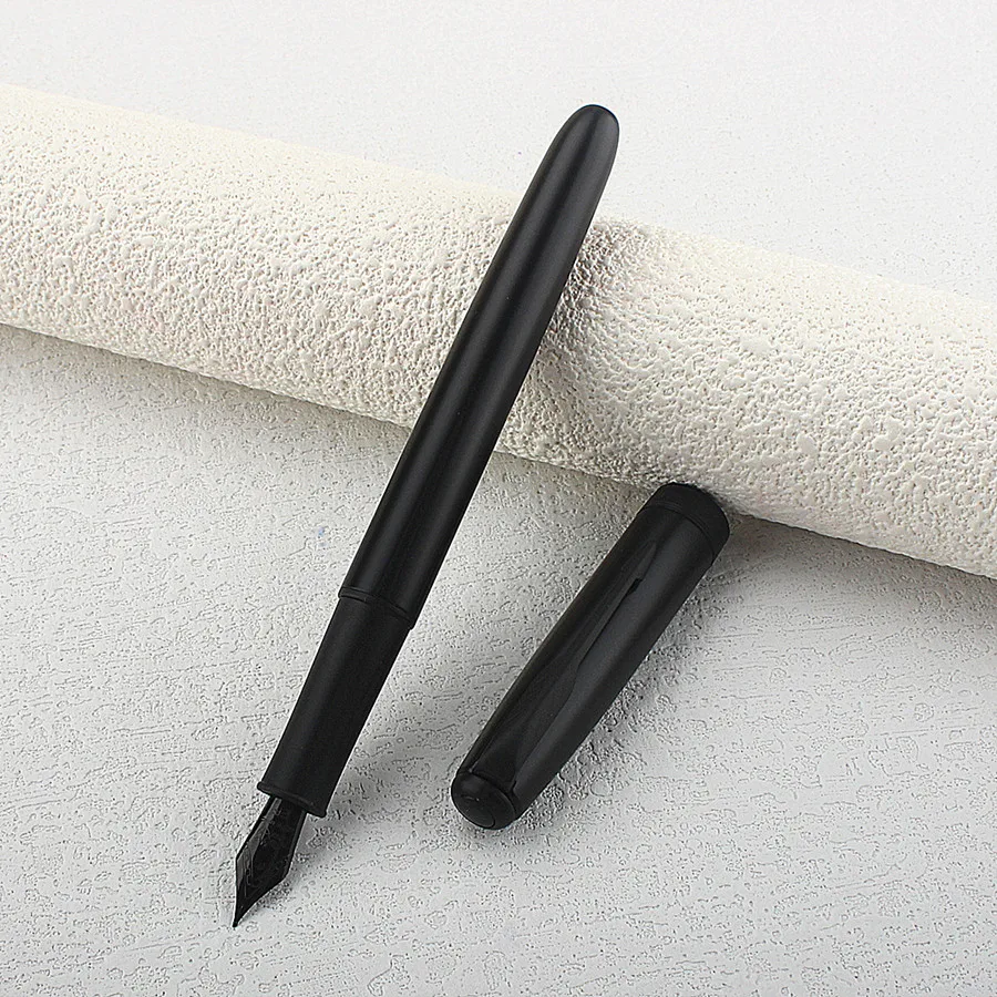 Jinhao 75 Fountain Pen #26 EF/F/M Nib, Black Extra Fine 0.4mm Office Writing Pen with Converter