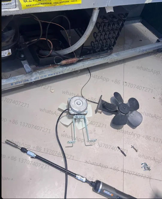 Suporte para Ventilador de Refrigeração de Congelador de Geladeira (1 unidade) - Base de Suporte para Motor e Acessórios