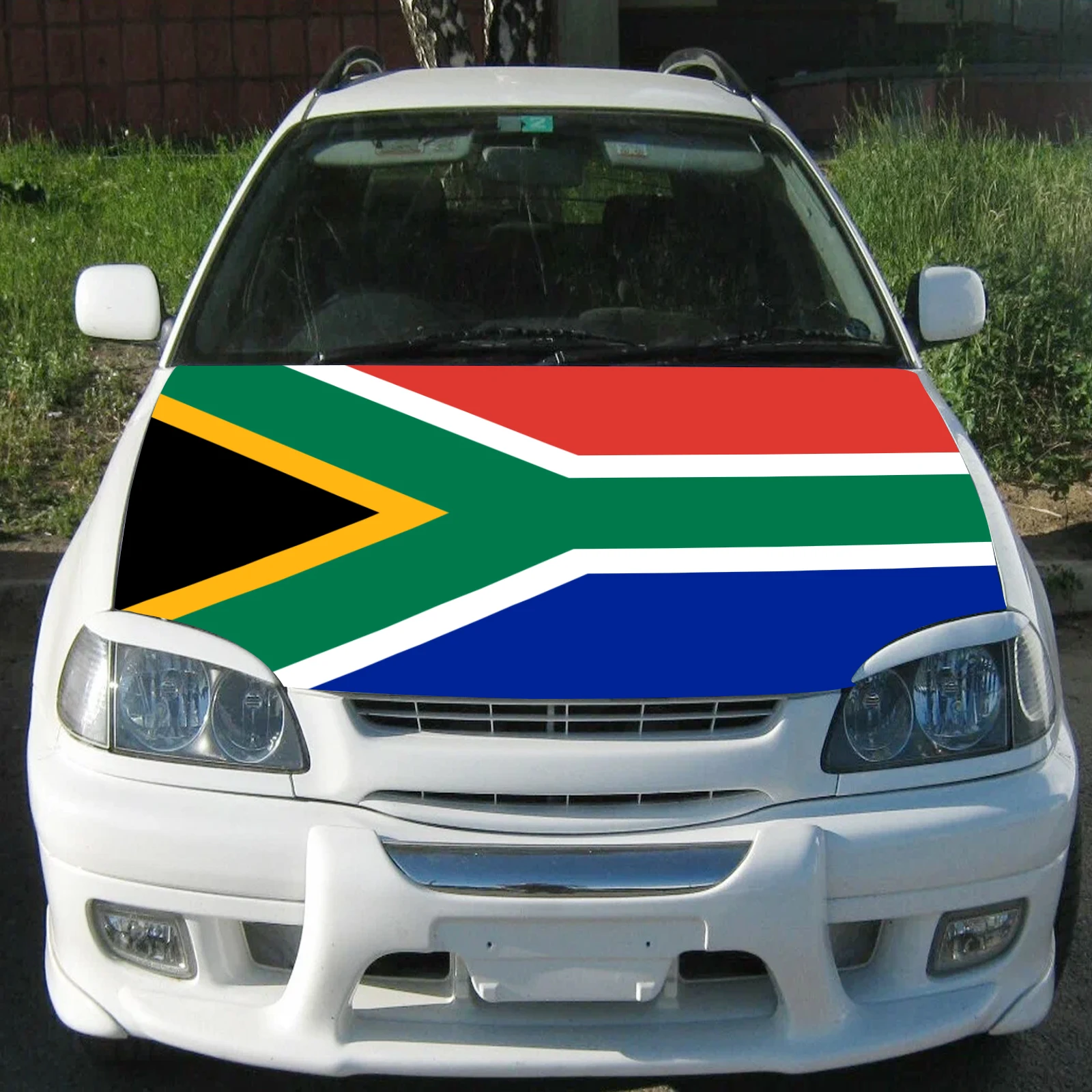 South Africa Car Hood cover Flag Universal Size Elastic Polyester 120x150cm for Car Decor