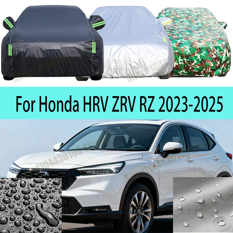 

For Honda HRV ZRV RZ 2023 2024 2025 Car Cover Waterproof UV Protection All Weather Dustproof Snow Rain Cover 190T Polyester