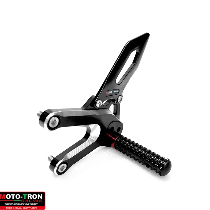 MOTO-TRON Motorcycle CNC Adjustable Rear Set Rearsets Footrest Foot Rest  For Triumph trident 660 2021-2024