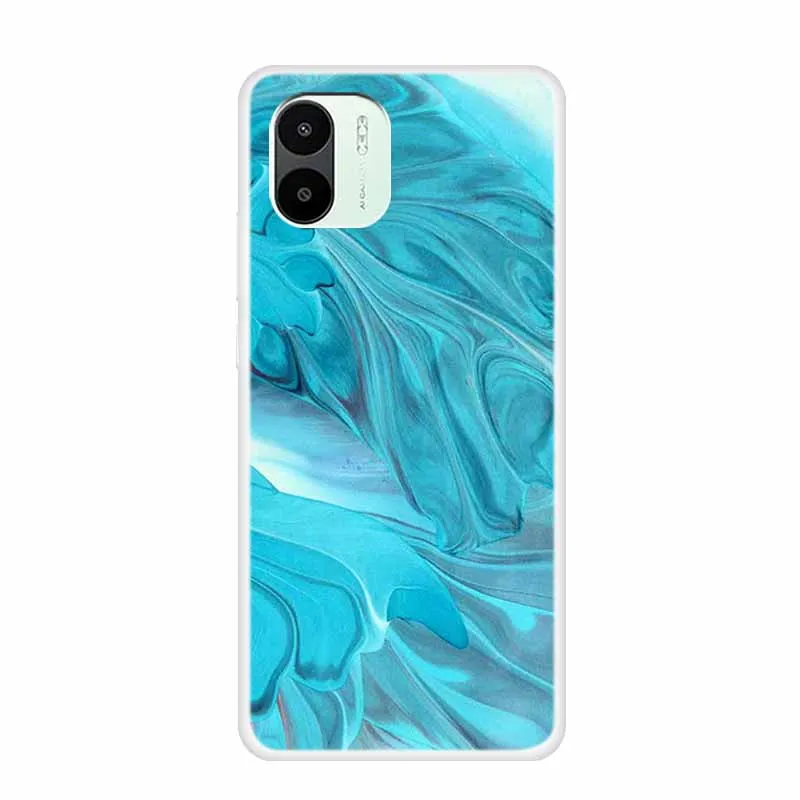 Marble Soft Case For Redmi A1 A2 A3 Silicone TPU Phone Back Cover for Xiaomi Redmi A1 A 1 2 3 Shell Clear Case Transparent Para image 2