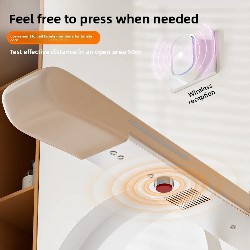 المرحاض انتزاع بار مع مضيئة ليلة المسنين سلامة درابزين المرحاض إطار دعم مقعد المرحاض مسند الذراع الإطار أداة قابلة للطي الحوامل