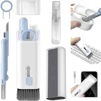 7-in-1 Keyboard and Earbud Cleaning Kit – Brushes, Cleaning Pen and Keycap Puller for Headsets, Keyboards and Phones