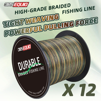 OBSEQUIO 12 Strand Braided Fishing Line 300/500/1000M X12 PE Line fishing accessories For fishing equipment carp Braid Wire