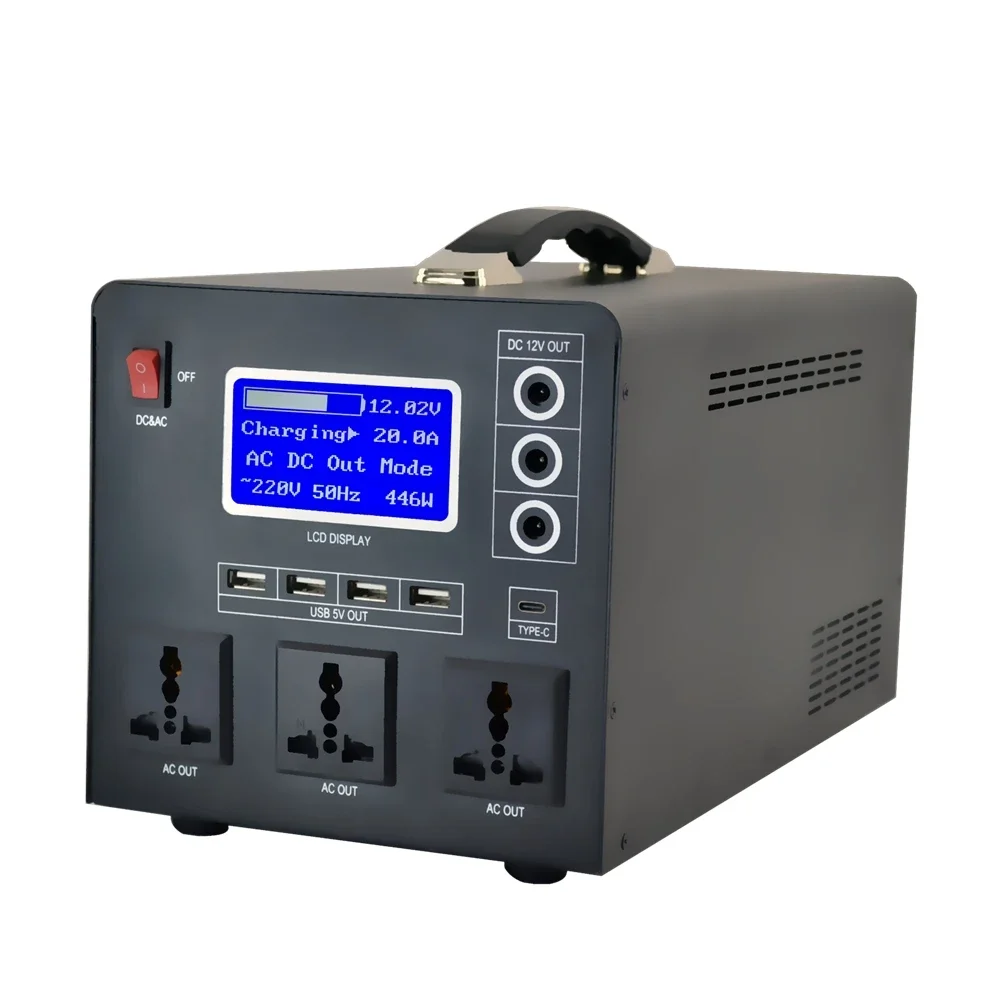 

500W 1KW lithium batteries portable solar energy system generator for TV and lights for House