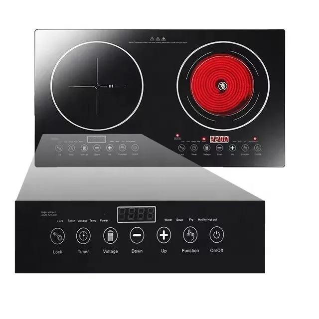 110V/220V Best Seller Kitchen Appliance 2 Burners Electric Induction Cooker Infrared Stove  Multiple Induction Cooktop Hob