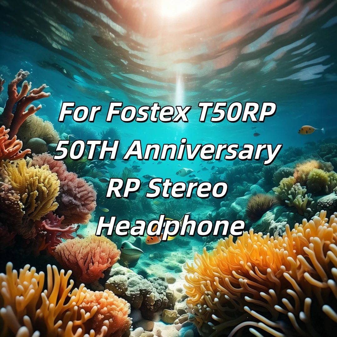 8 Core Pure 99% Silver Plated 24k Gold 7n Earphone Cable For Fostex T50RP 50TH Anniversary RP Stereo Headphone 8487