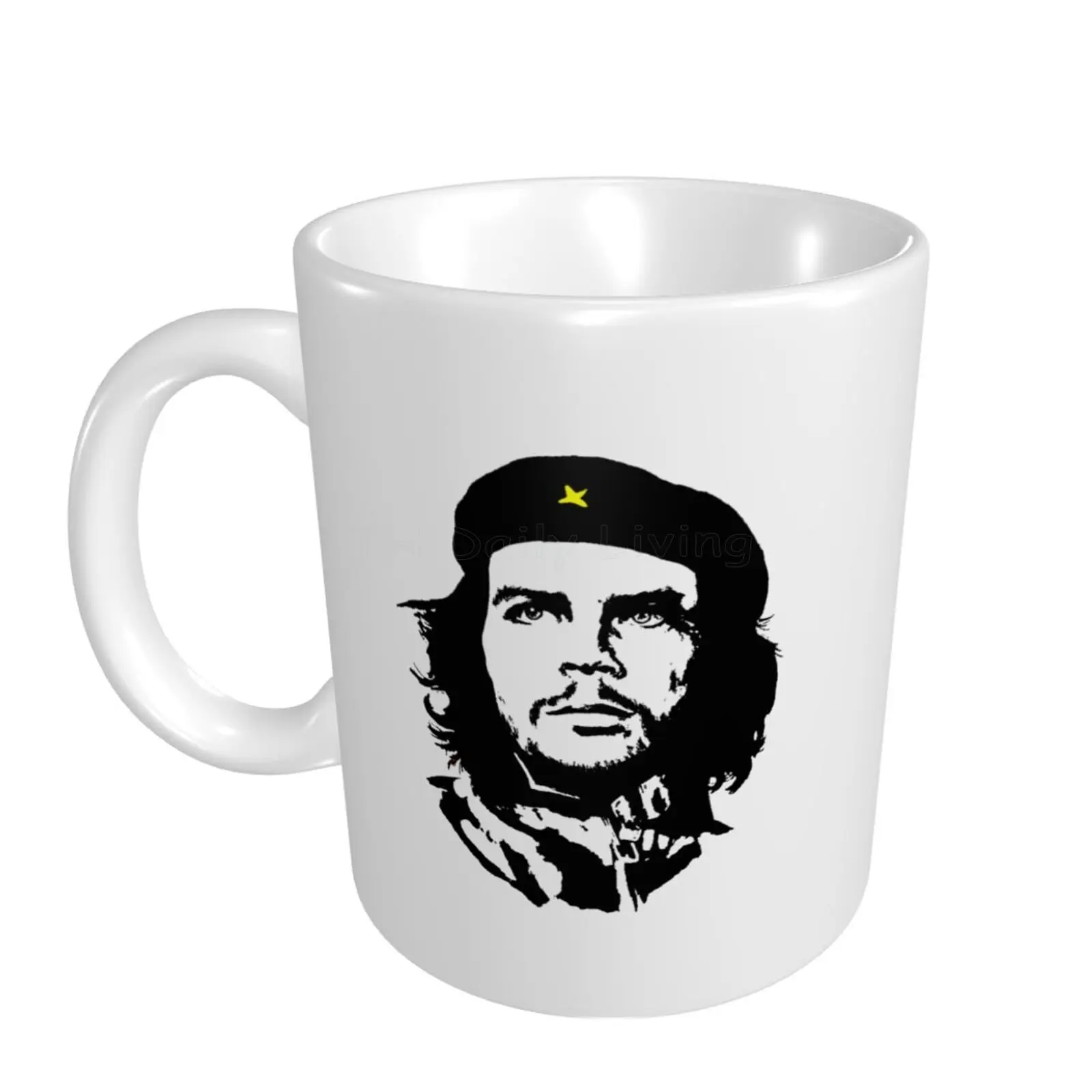 Che Guevara Logo Print Coffee Mug Coffee Tea Cocoa Cup Ceramic Mug 11oz Milk Cup Novelty Gifts Personalized Cup Coffee Mugs