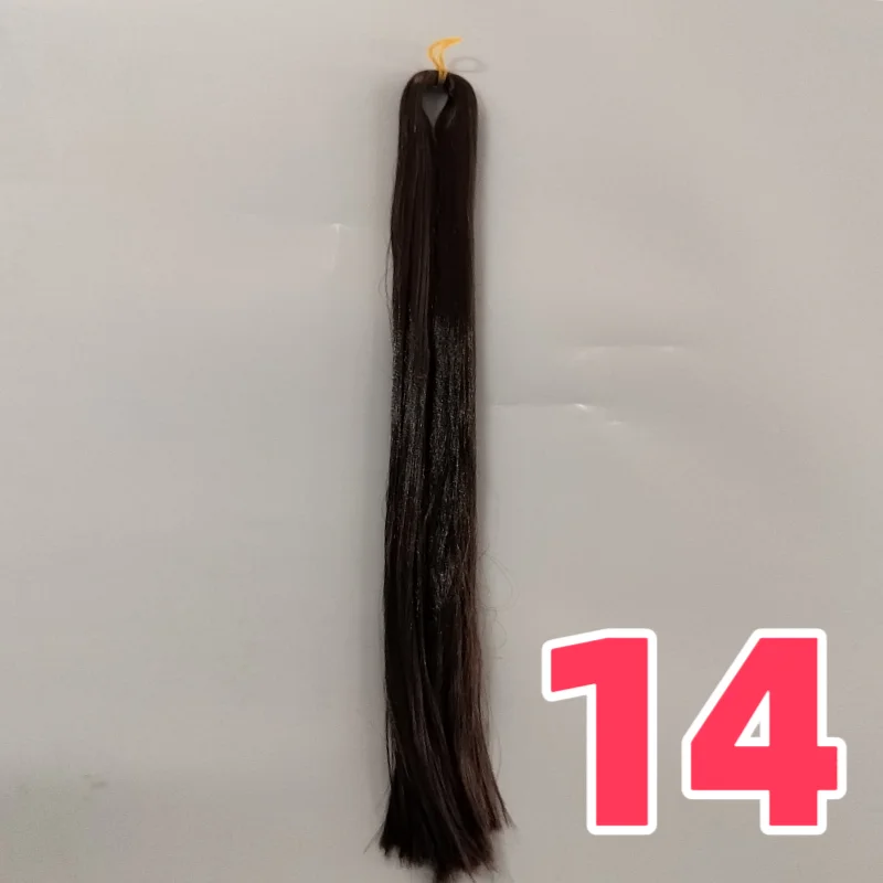 Bjd-Puppe, 80 cm, Haar, rohe Synthese, Milchseide, Anti-Mohair-Perücke, gefälschter Handhaken, Transplantationsmaterial, weiche Puppenperücken