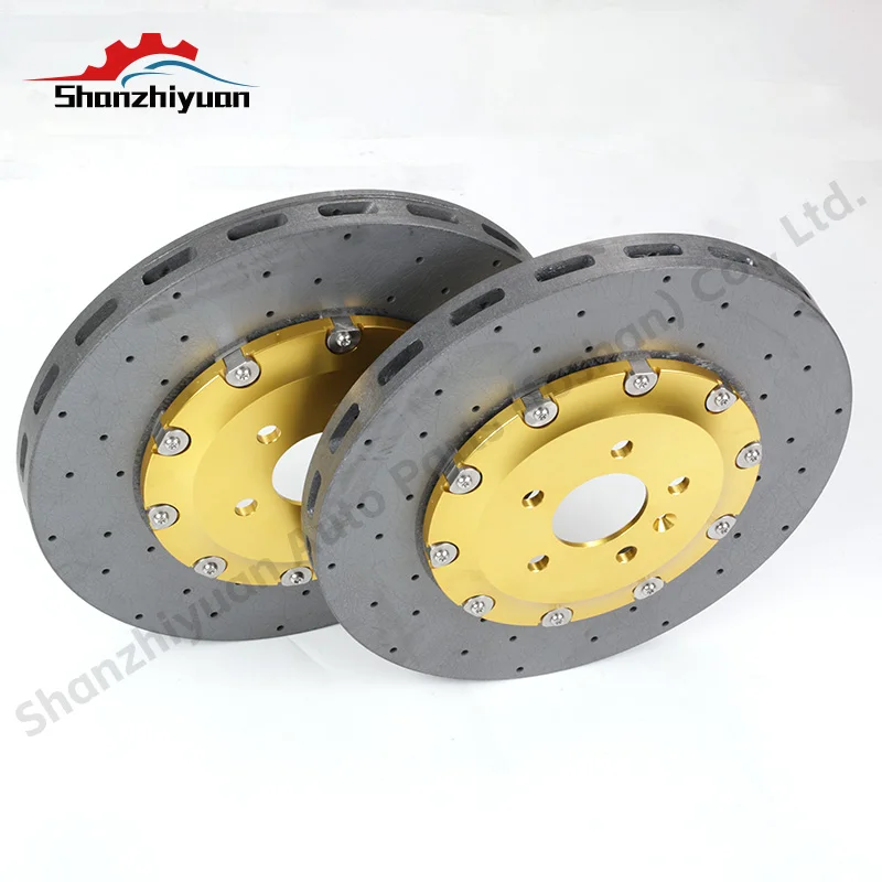 Modified Brake Caliper Kit Carbon Ceramic Brake Disc Rotor 380mm 400mm for Audi RS4 RS7 Q7 Q8 A1 A3 A4L A8 Q3 RS3 S4 S6