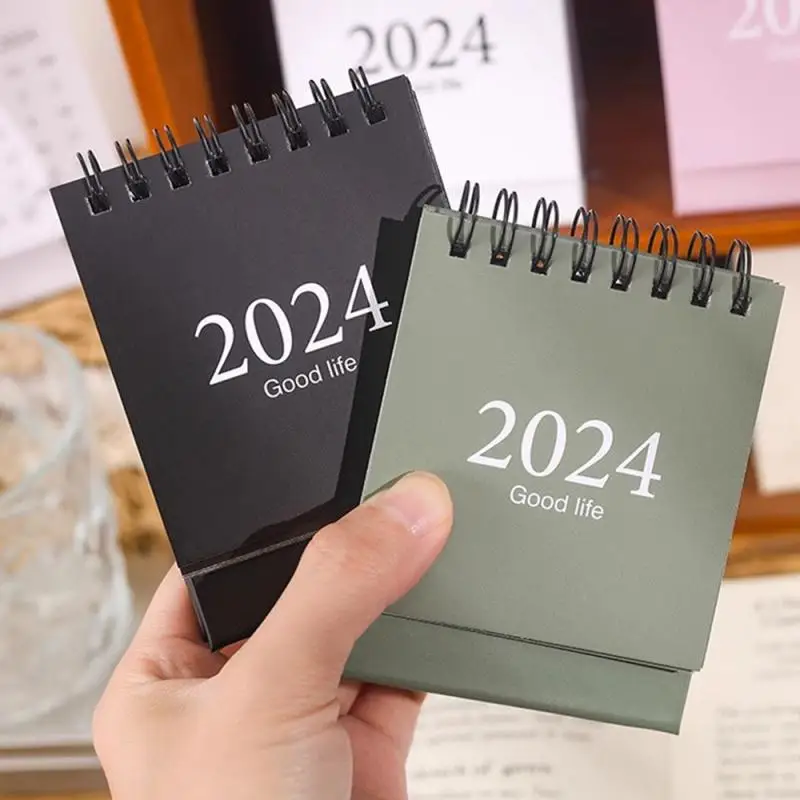 Minimalist Calendar Punch In Desktop Small And Portable Convenient Flip Desktop Decoration Desktop Calendar Creative Date Mini