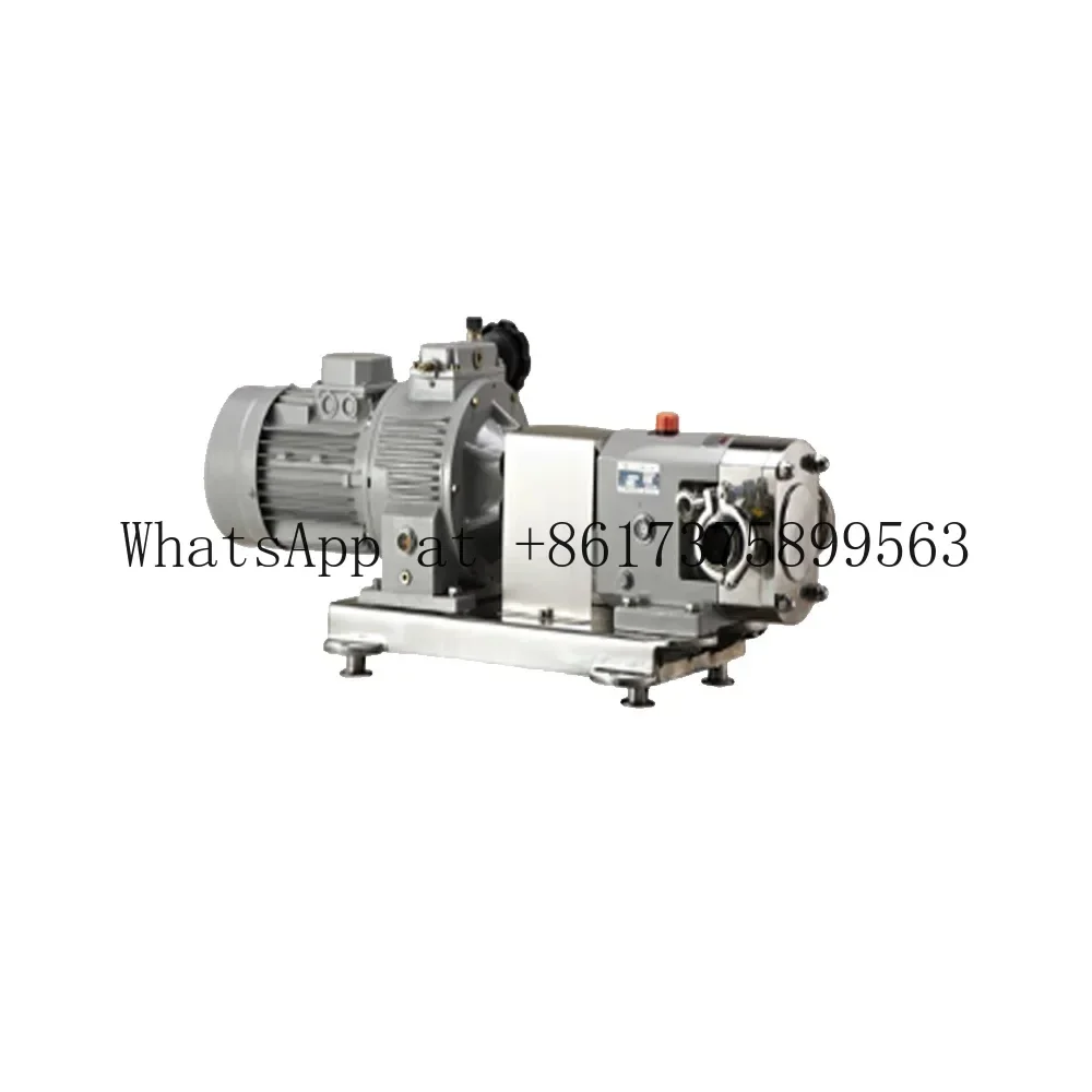Lab Furniture Custom High-Efficiency Rotary Lobe Honey Pump for High Viscosity Fluid Positive Displacement Pump for Laboratory