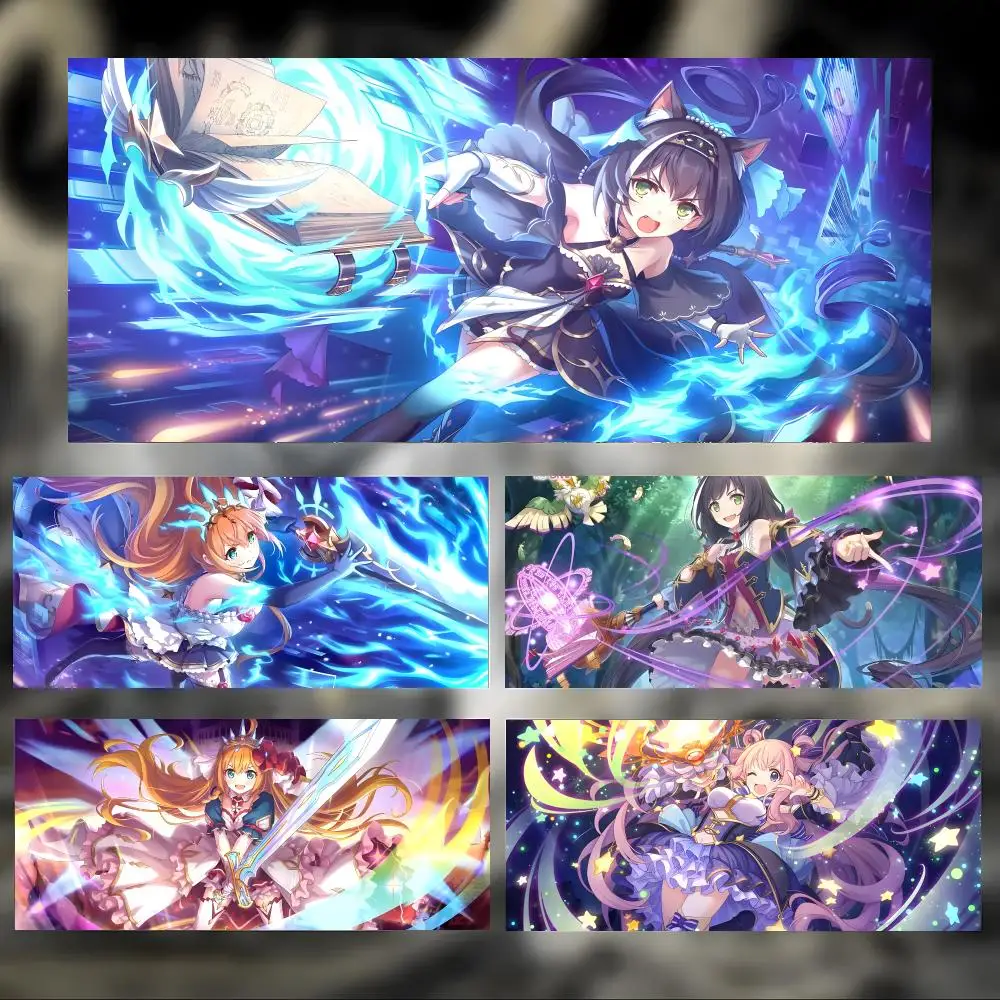 Re Dive Mobile Game Princess Connect! Re:Dive Mouse Pad Large Thick Desk Pad Stitched Edges Gaming Mouse Mat for PC