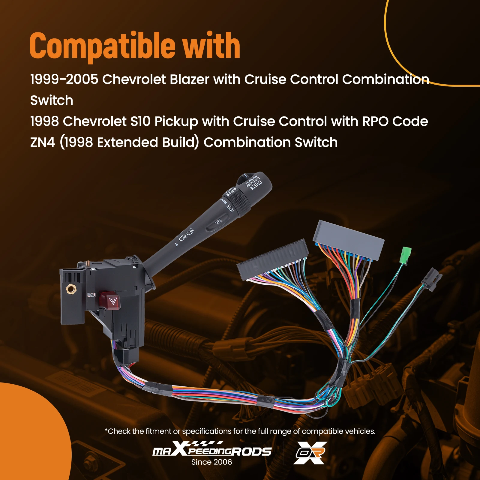 

Cruise Control Combination Switch For Isuzu Hombre 1999-2000 26082245 26062270