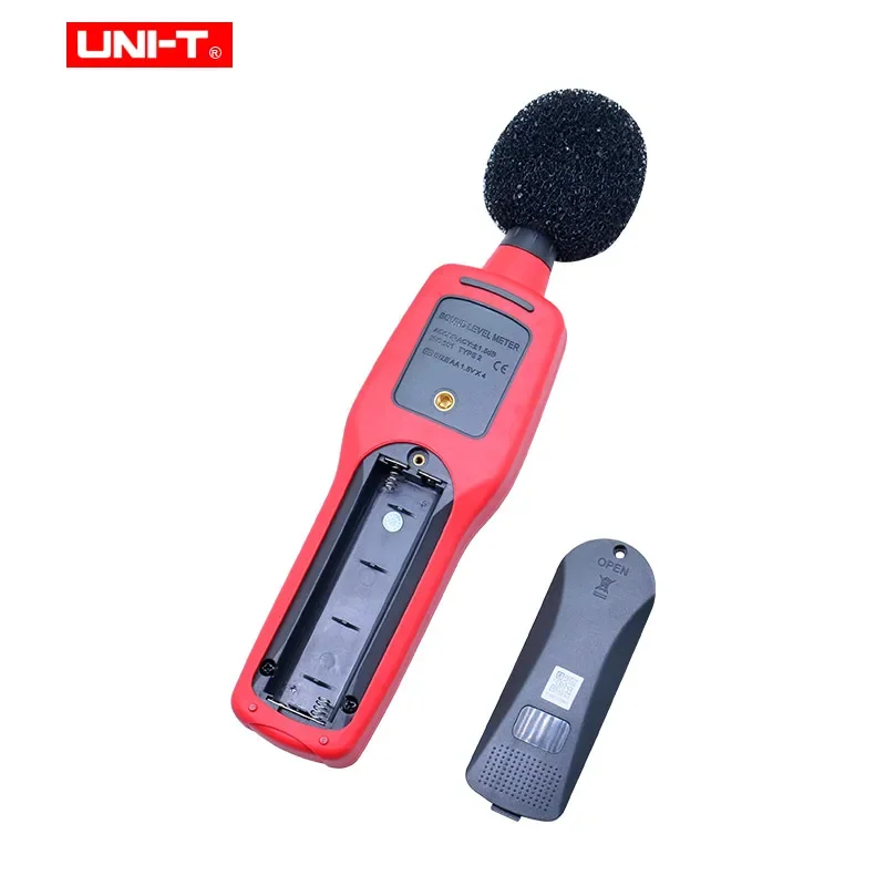 UNI-T UT352 pengukur Level suara Digital, perangkat pengukur desibel 30-130db maksimum/menit dengan lampu latar LCD, detektor Monitor Audio