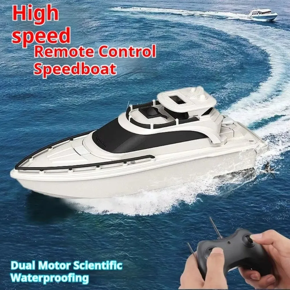 Gifts High Speed Remote Control Boat Electric Dual Motor RC Boat Simulation Mini Speedboat Summer Water Pool