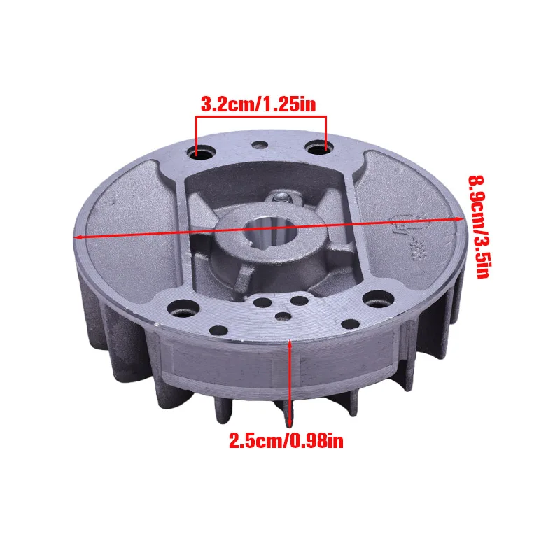 Durable and sturdy magnetic flywheel, suitable for lawn mower accessories