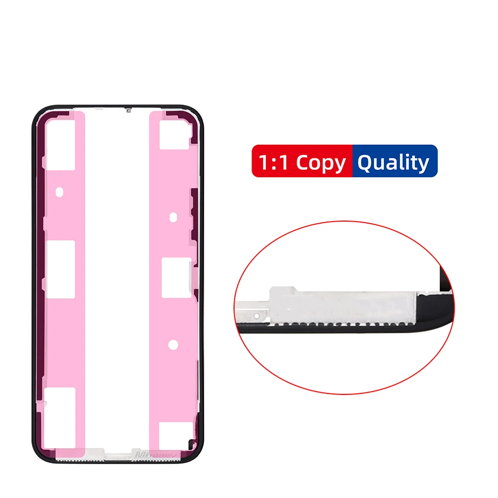 Musttby 10pc OEM Housing Middle Bezel Back Frame Plate For iPhone 15Pro 11 12 13 14 Pro Max 8 Plus Supporting LCD Mobile Repair