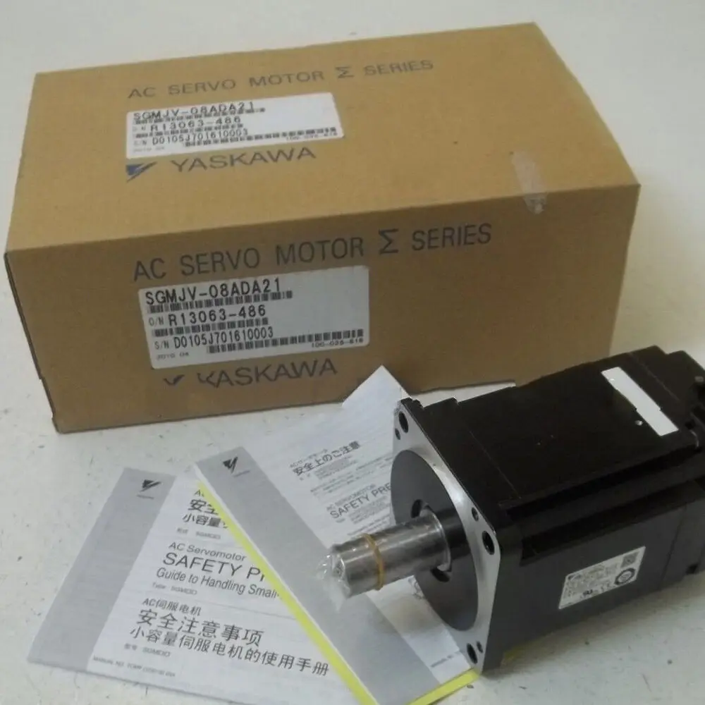 

One New YASKAWA SGMJV-08ADA21 SERVO MOTOR SGMJV08ADA21 In Box Expedited Shipping