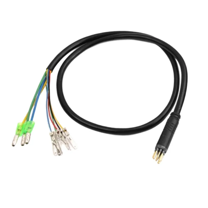 Waterproof For Electric Bicycle 9Pin 130Cm Hub Motor Extension Male Cable Conversion Line Accessories For Electric Bike