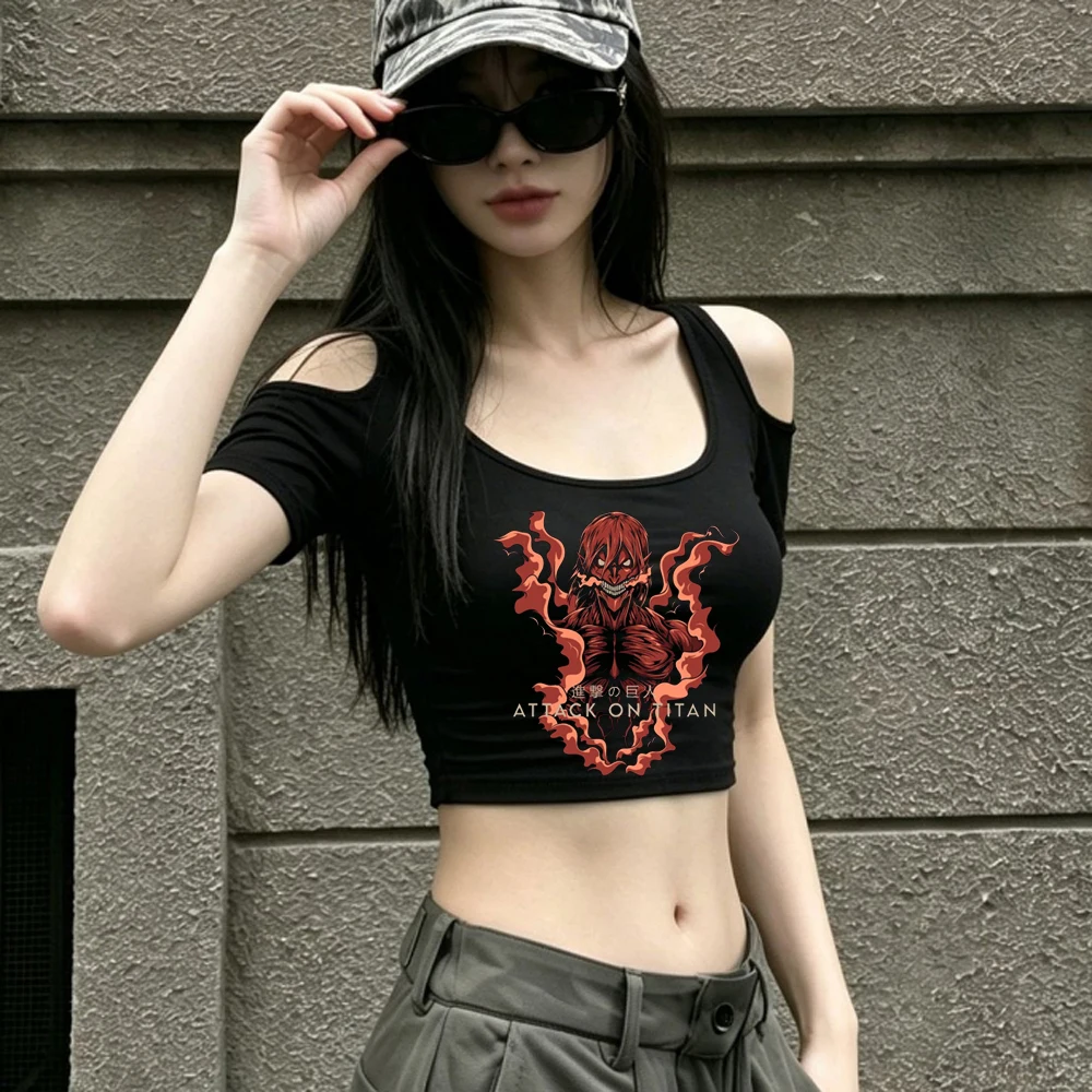 camiseta-cropped-attack-on-titan-shoujo-dollette-summer-y2k-meme-baddie-scene-grunge