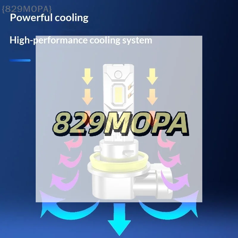 

2 шт. светодиодных ламп H7 H4 H1 для автомобильных фар, миниатюрные беспроводные автолампы +800% яркости, автомобильные фары-прожекторы