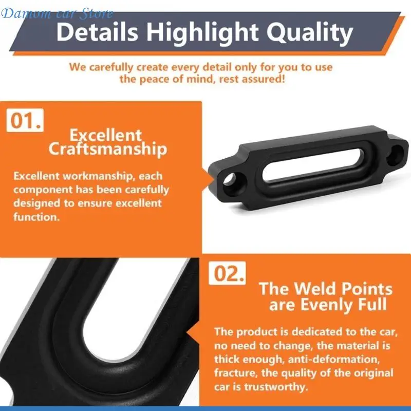 A2UC ألومنيوم سبيكة الخلفية الأمامية Hawse Fairlead Winch 4-7/8 124mm مراكز جبل #5