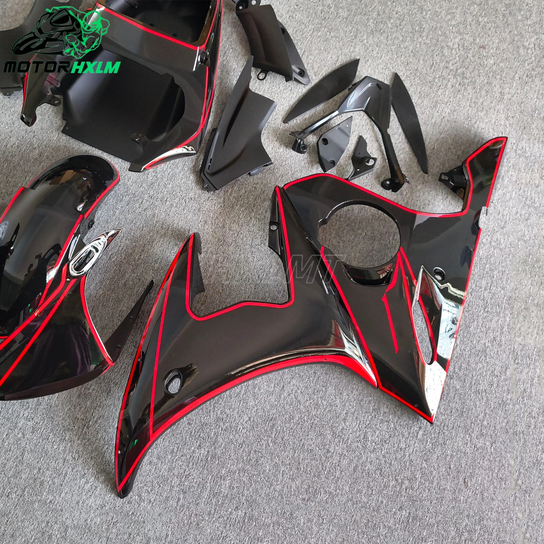 ABS High quality bodywork for YAMAHA R6 fairing kit 2003 2004 2005 matte black Fit YZF R6 fairings 03 04 05 5