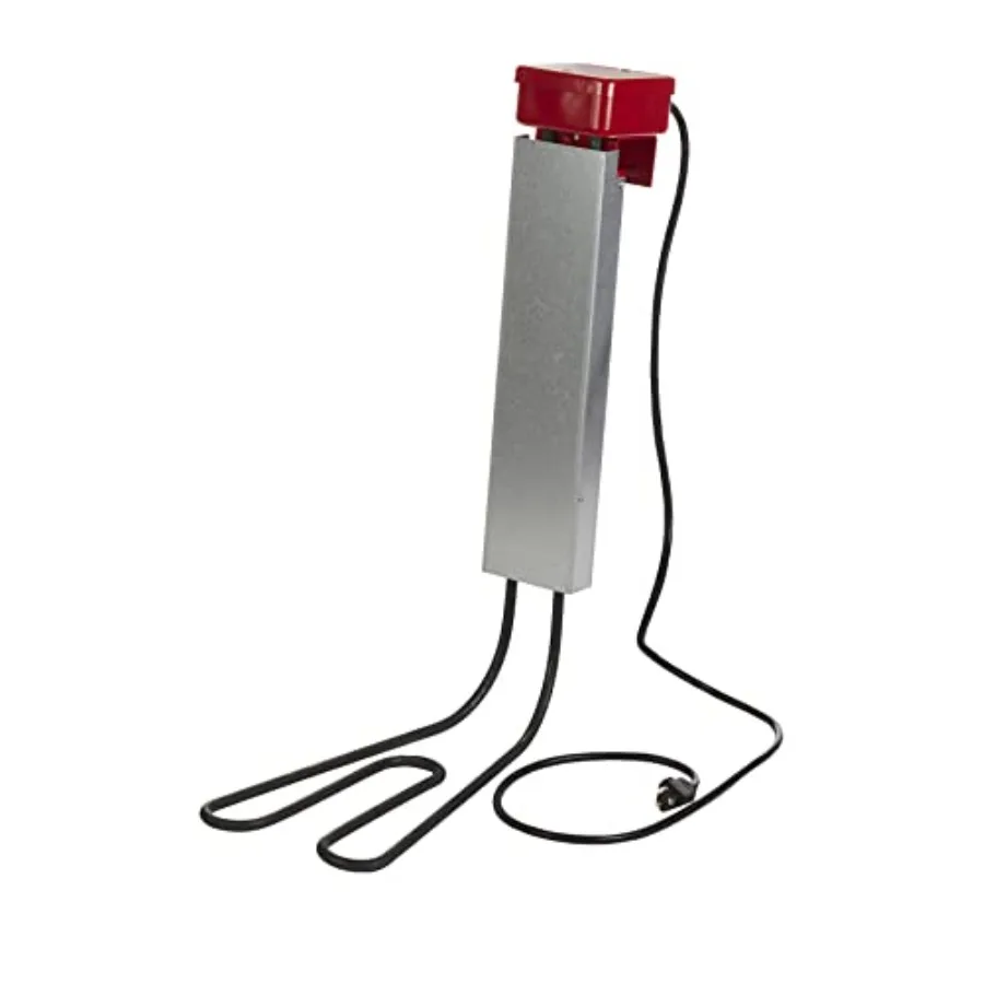 

Stock Tank Water Trough Heater and De-Icer Tankside Heater for Outdoor Use Durable Stainless Steel Construction Black Finish Ef